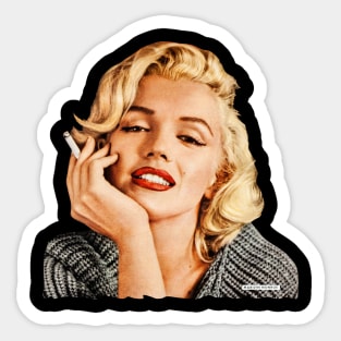 Marilyn Monroe Chicago Smoker Sticker